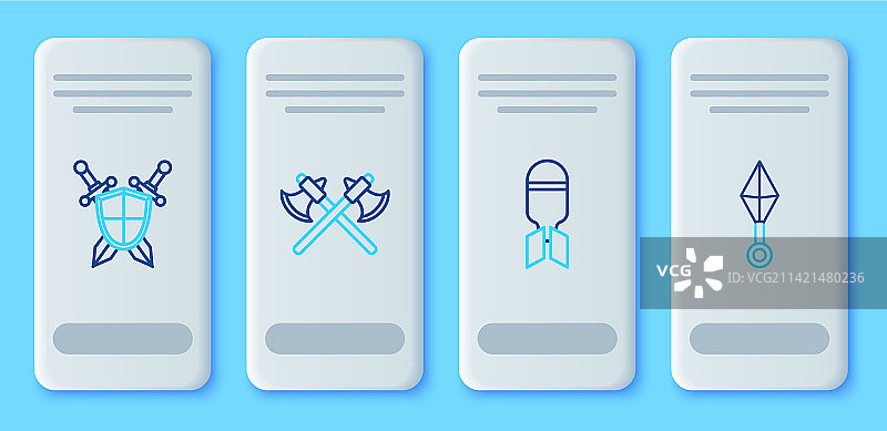 中世纪斧头航空炸弹图案图片素材