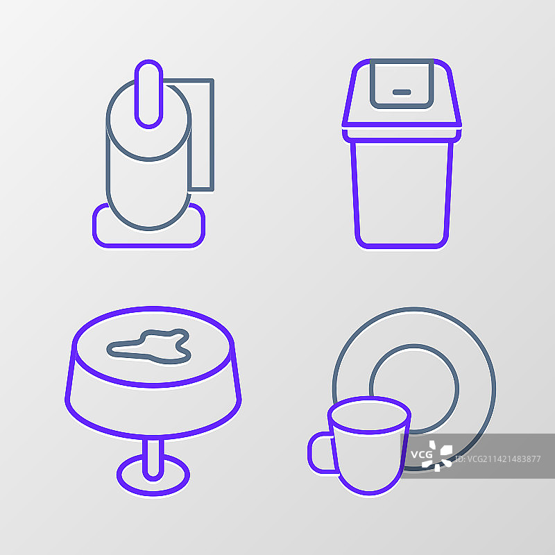 洗碗、桌布上的污渍图片素材