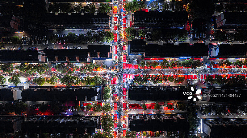 长沙著名夜市扬帆夜市图片素材