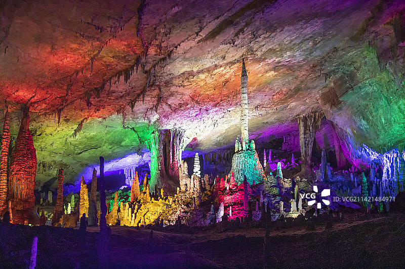 湖南张家界黄龙洞景观图片素材