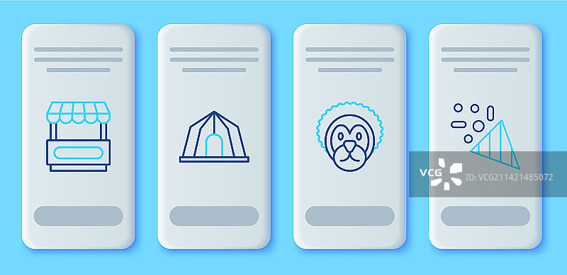 马戏团帐篷野生狮子快餐图片素材