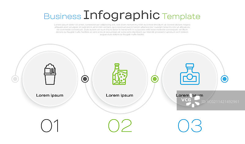 一杯啤酒、啤酒瓶和玻璃杯图片素材