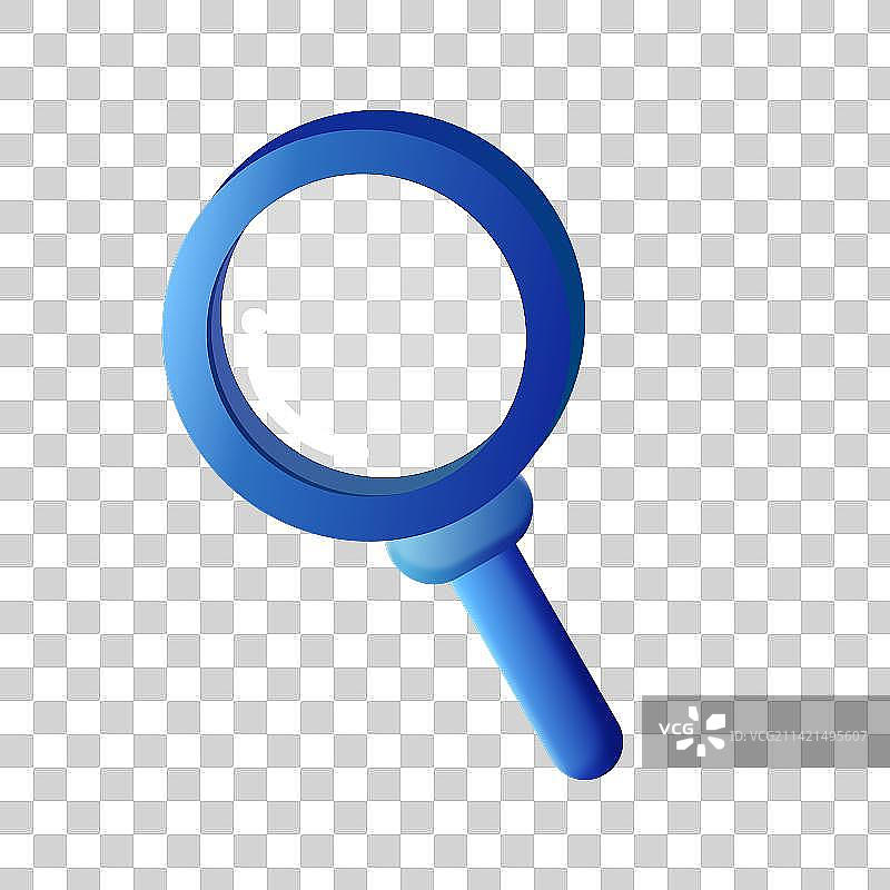 放大镜图片素材