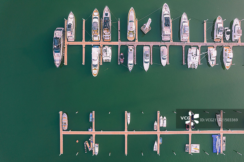 深圳湾游艇会航拍图图片素材