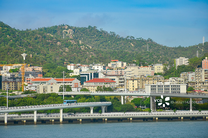 厦门鼓浪屿环岛路图片素材