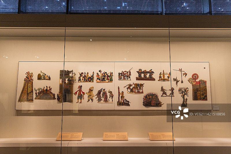 中国工艺美术馆陕西非遗皮影艺术展图片素材
