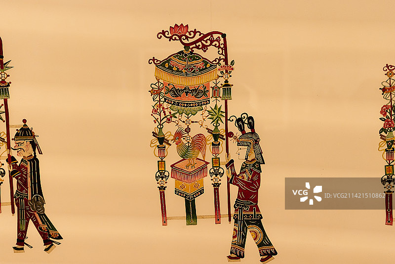 中国工艺美术馆陕西非遗皮影艺术展图片素材