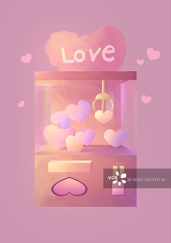 爱的爱心贩卖机图片素材