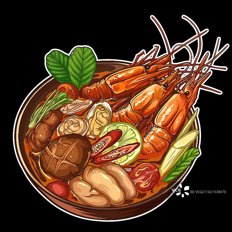 手绘美食图片素材