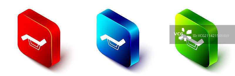 2.5D日光浴床图标，白色背景图片素材