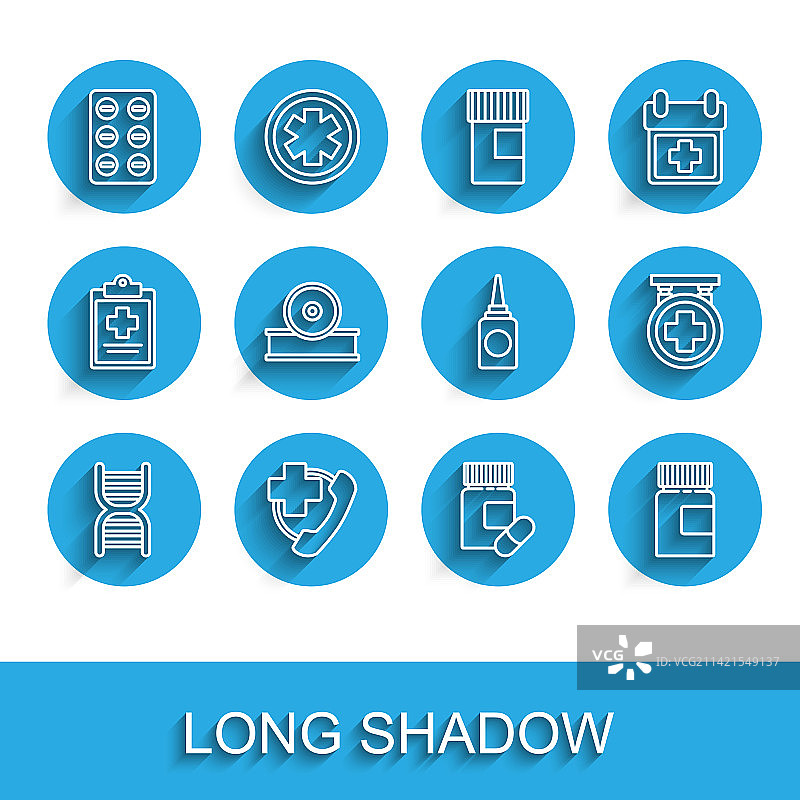 DNA符号、紧急电话图片素材