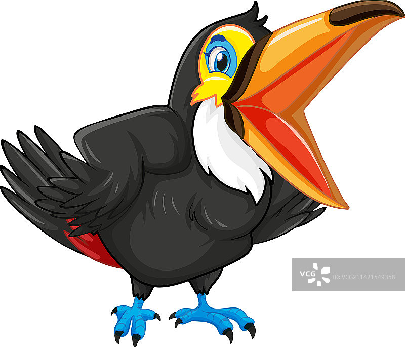 卡通巨嘴鸟图片素材