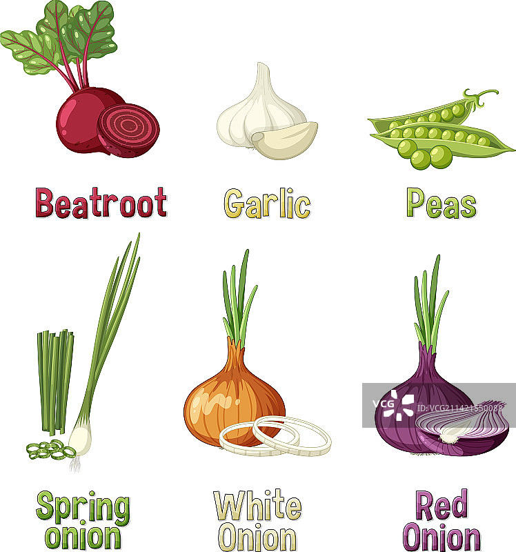 卡通蔬菜合集图片素材