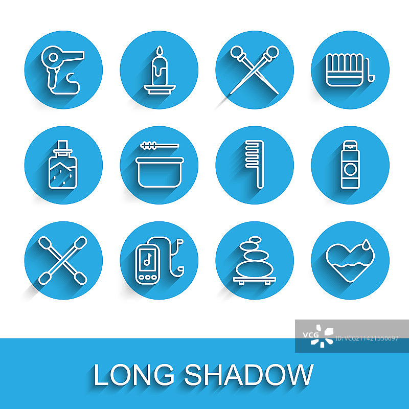 日用品套餐：棉签、音乐播放器、发刷图片素材