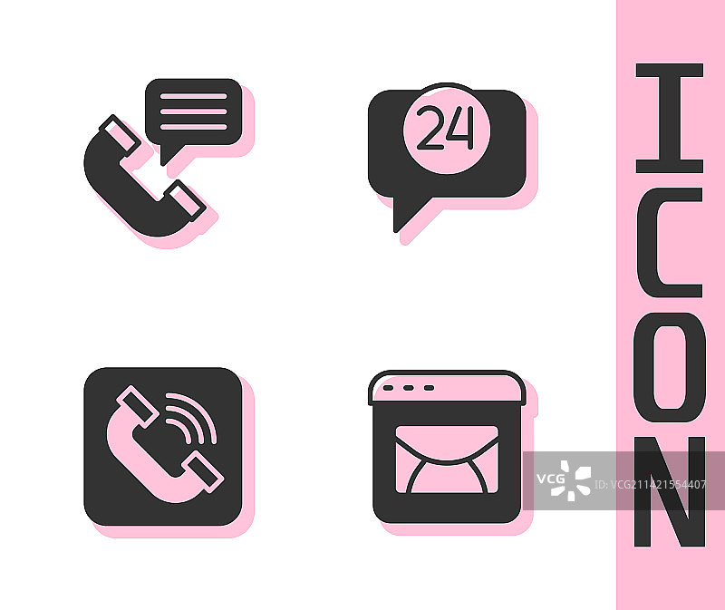 邮件和电子邮件电话交谈图片素材