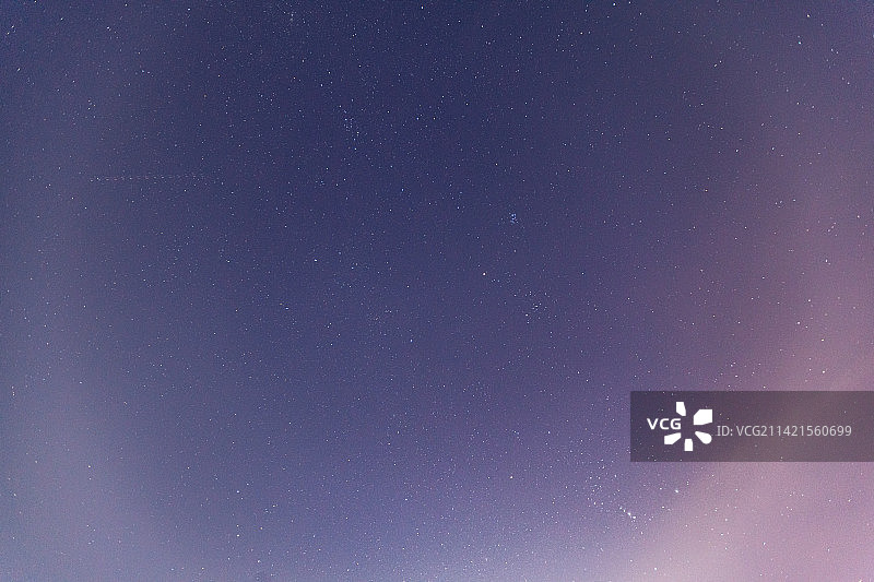 冬日星空银河图片素材