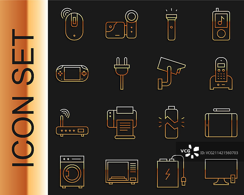 智能电视、绘图板与电话图片素材