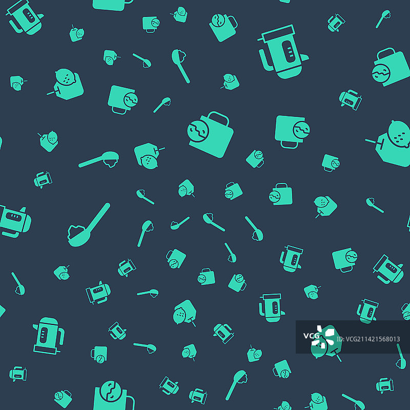 茶壶茶匙白糖茶具套装图片素材