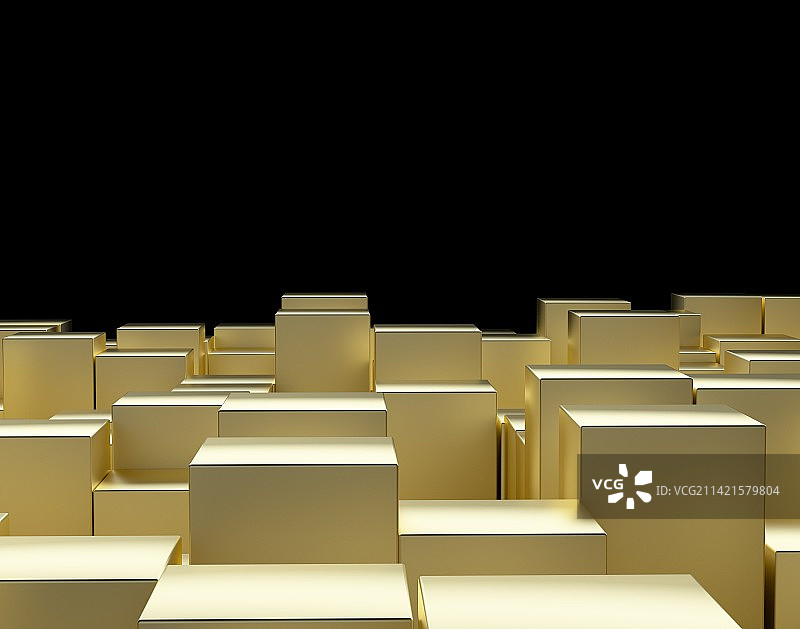 3D渲染金色背景图片素材