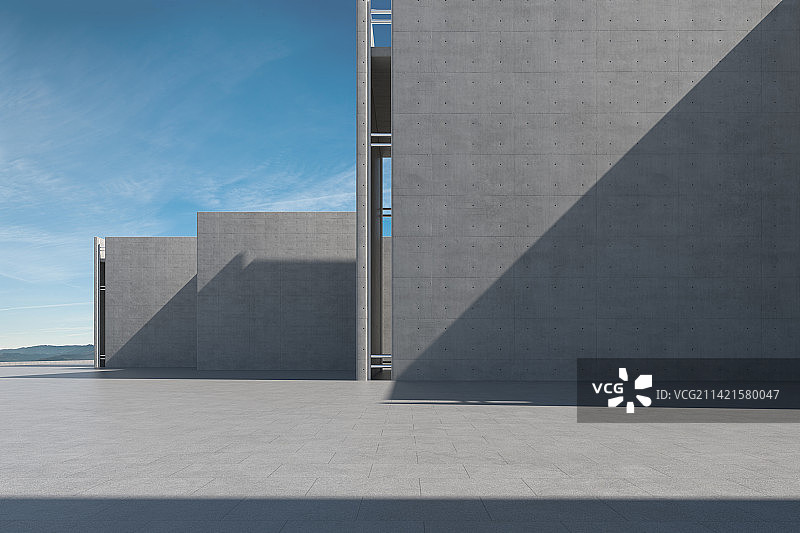 城市空旷广场建筑图片素材