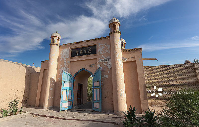 新疆库车王府图片素材