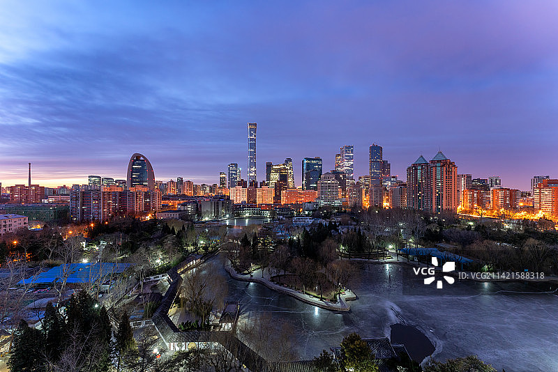 团结湖CBD图片素材