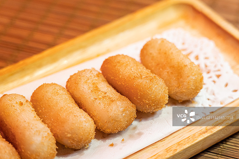 美味特色地方菜 - 红糖糍粑图片素材