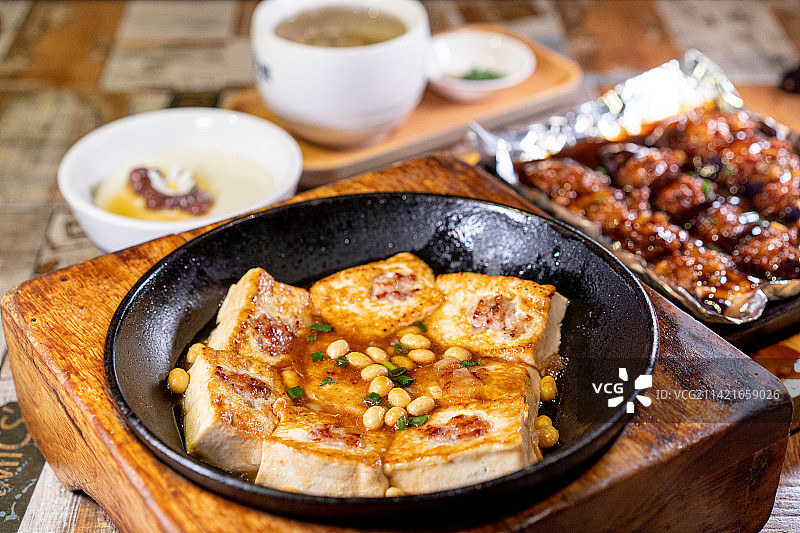 美味客家菜客家酿豆腐图片素材