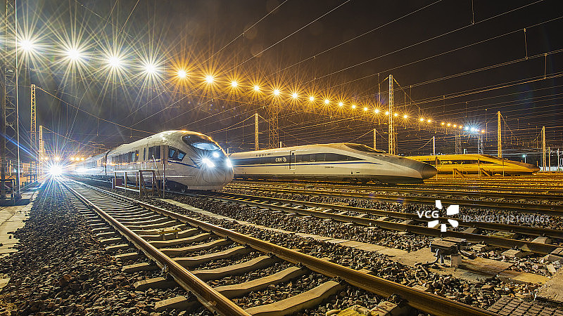 河南郑州 高铁动车检修所图片素材