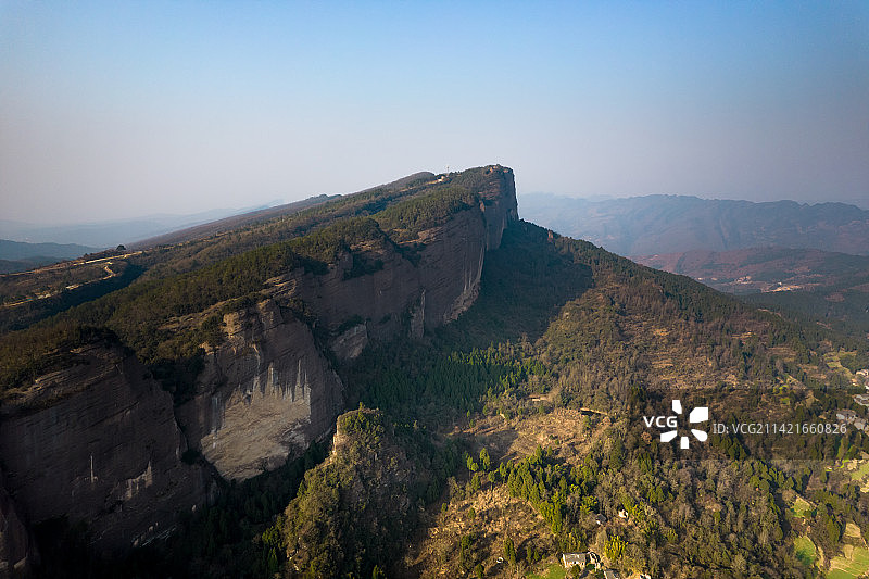 中国四川广元剑门关的风光图片素材
