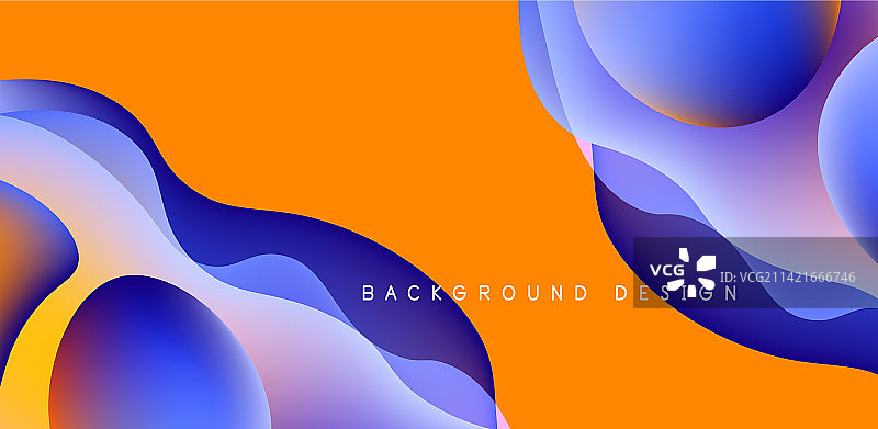 流体波为封面抽象背景图片素材