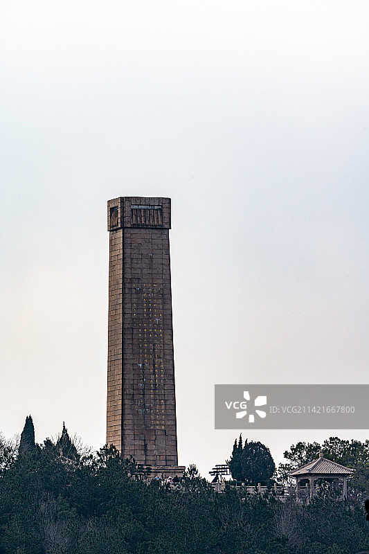 江苏镇江句容茅山苏南抗战胜利纪念碑图片素材