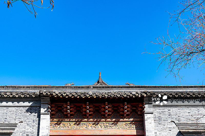 江苏镇江北固山风景区北固楼建筑景观图片素材
