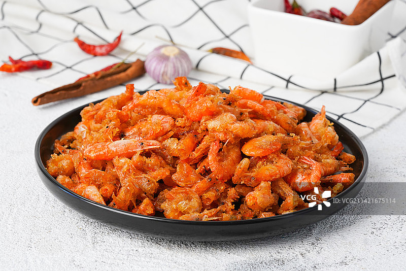 油爆河虾图片素材