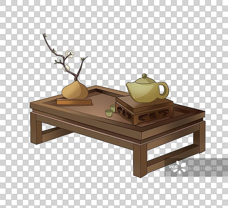 茶几和摆件图片素材