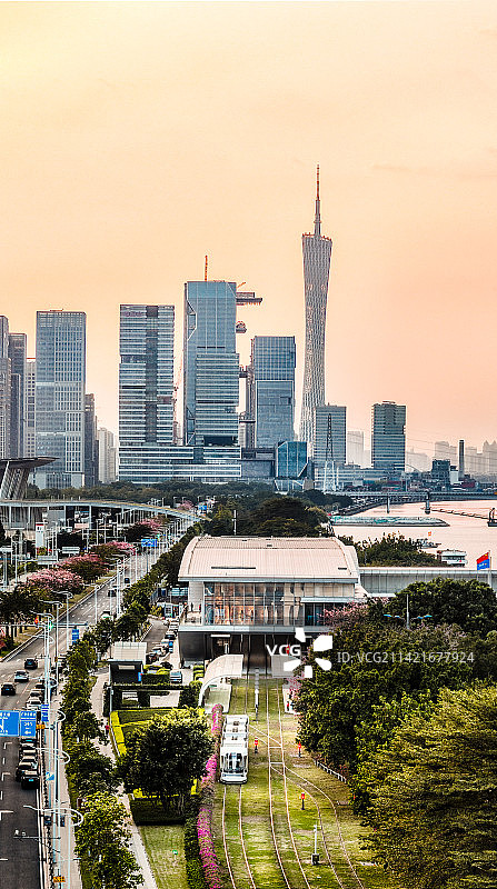 中国广东省广州市琶洲互联网创新集聚区图片素材