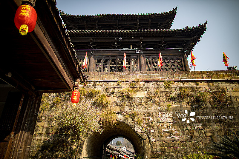 中国四川广元昭化古城的风光图片素材