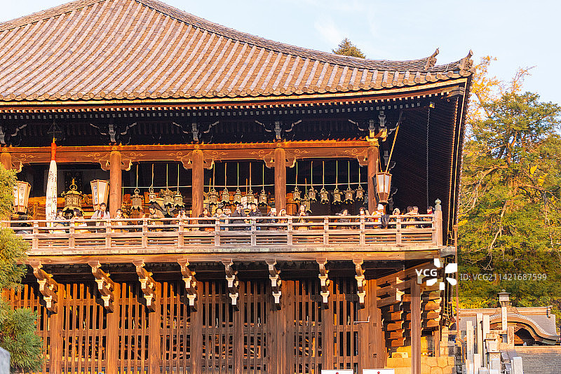 日本奈良寺庙风光图片素材