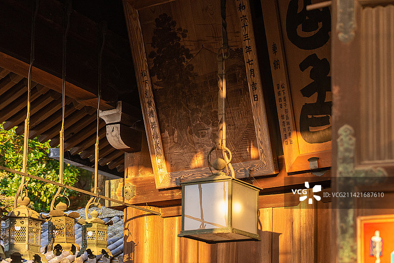 日本奈良寺庙风光图片素材