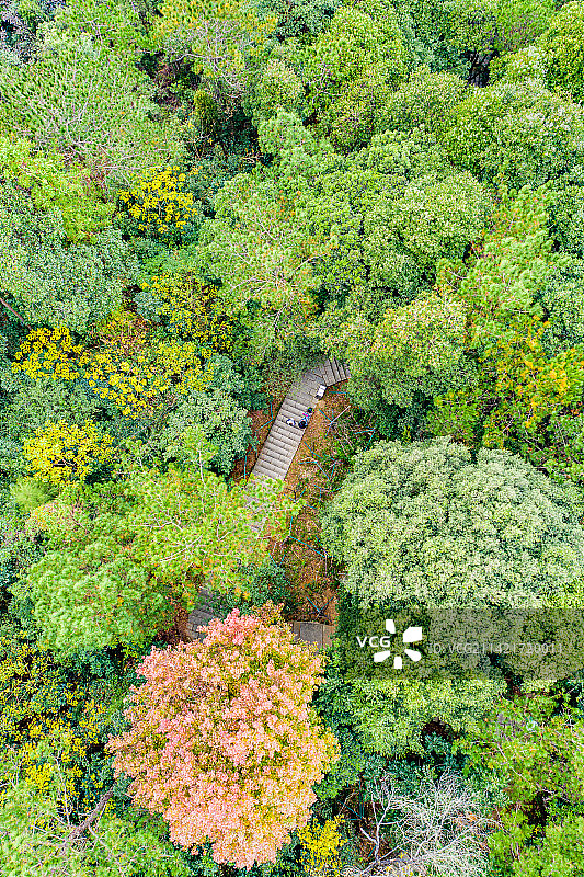 航拍福建福州鼓山风景区图片素材