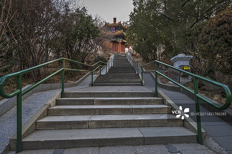 景山公园的辑芳亭图片素材
