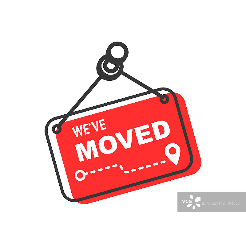 办公室搬迁新地址标志图片素材