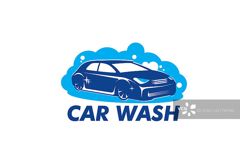 自动洗车清洁服务图标图片素材