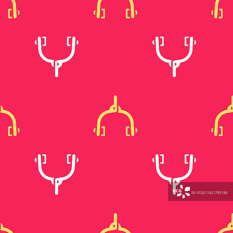 黄色自行车刹车卡钳双枢轴图标图片素材