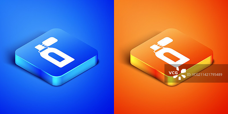 2.5D带雾化器须后水瓶图标图片素材