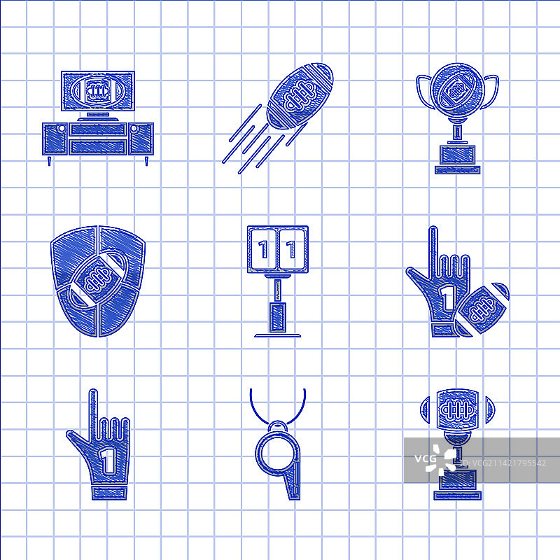 运动足球、机械记分牌套装图片素材