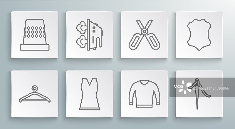 衣柜电熨斗女人线稿图片素材