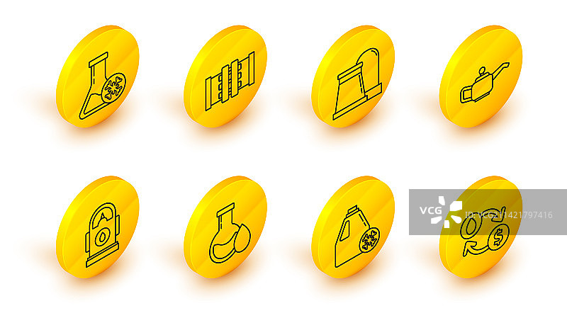 汽油试管汽油或油交换组合图片素材