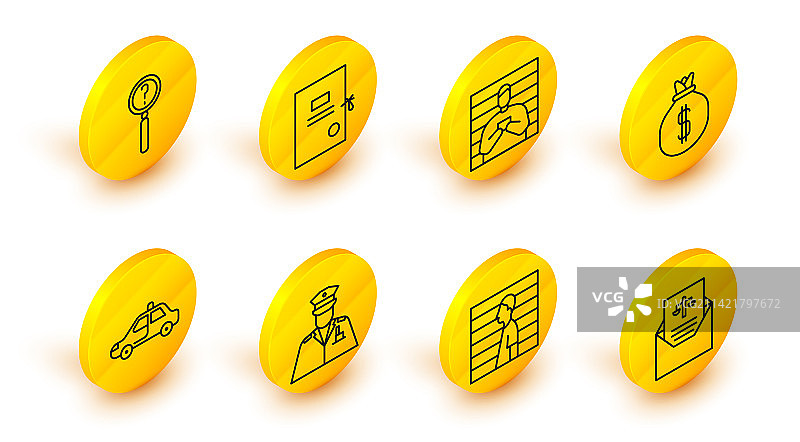 传票嫌疑犯刑警图片素材