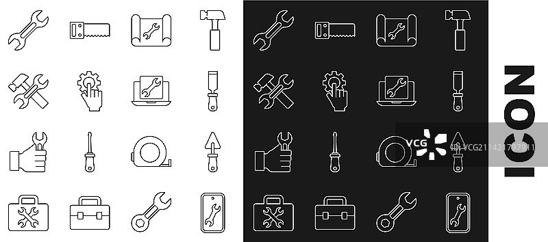 手机维修服务：泥刀、锉刀、金属文件图片素材